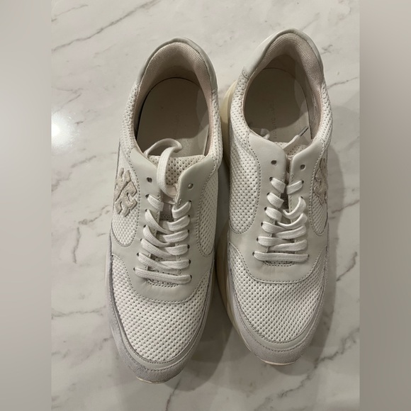 Tory Burch White Sneakers-Size 11 - Picture 5 of 11